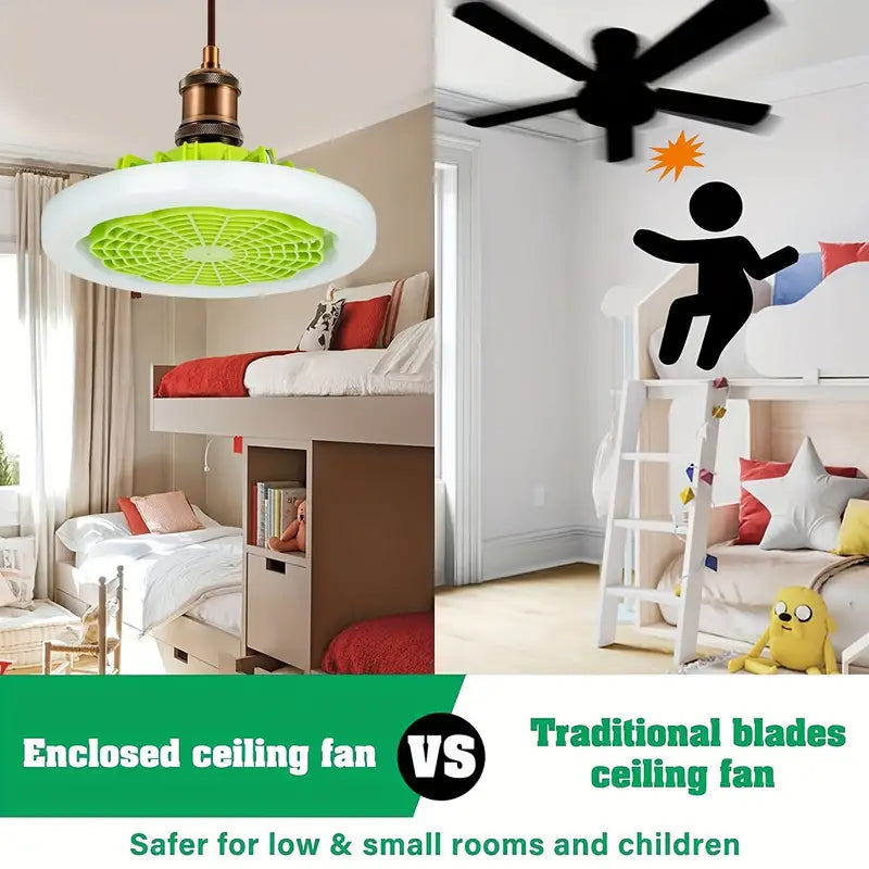 Remote-Controlled Ceiling Fan