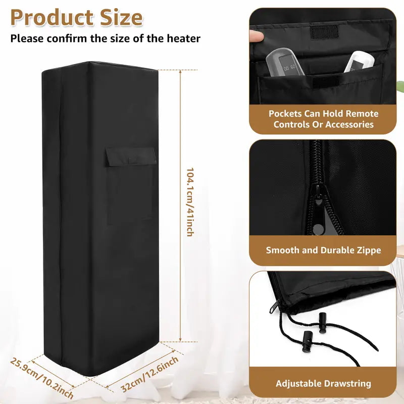 Waterproof Outdoor Patio Heater Cover - Durable Protection for Electric Heaters