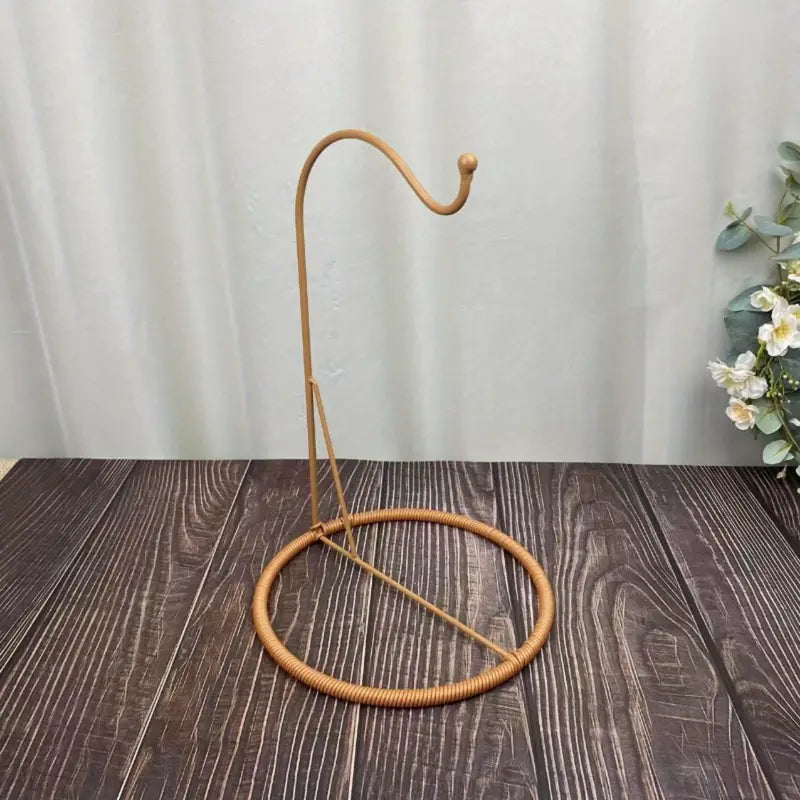 Imitation Rattan Cat Cage - Hanging Cat Nest with Semi-Enclosed Design