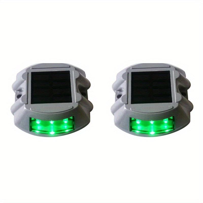 Solar Driveway Deck Lights (2 pcs)