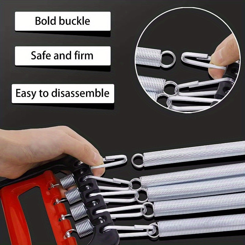 1pc Multifunctional Spring Pedal Puller - Adjustable Fitness Tensioner(Black)