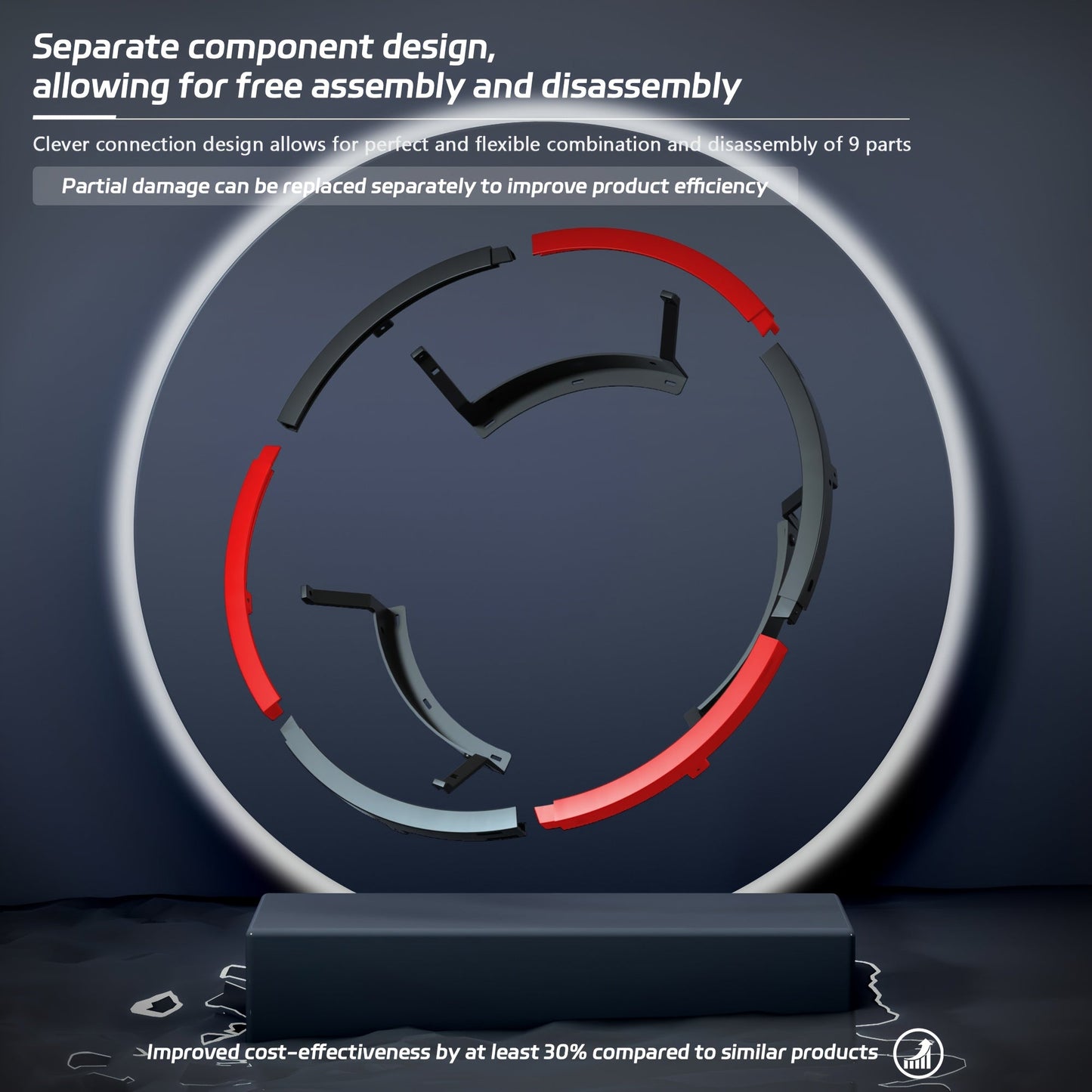 360° Rotating Dartboard Light Stand USB Powered