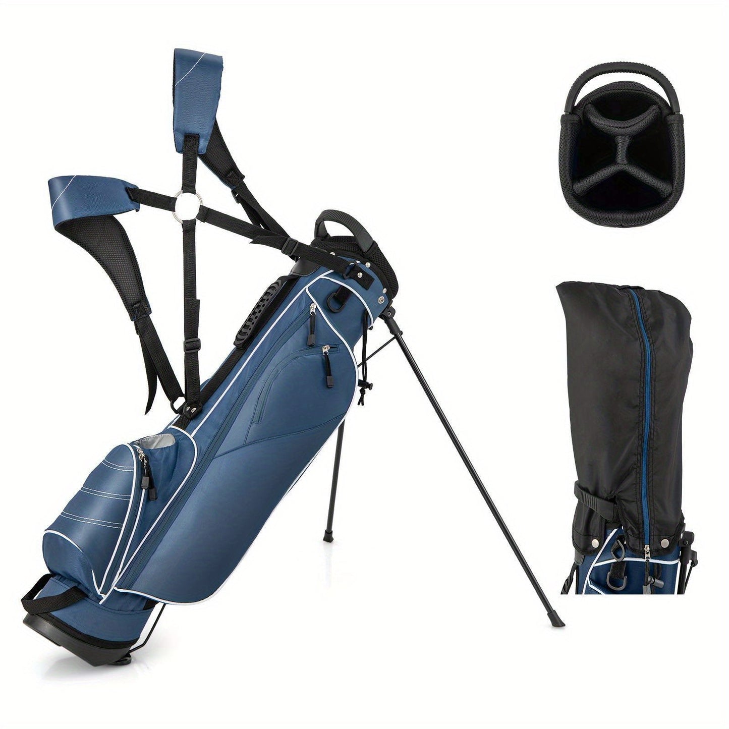 Golf Stand Cart Bag with 4-Way Divider