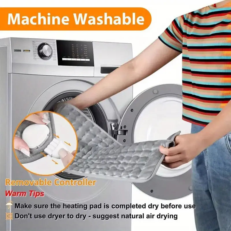 Electric Heat Pad Adjustable Heating Mat Warmer for Back Pain Relief