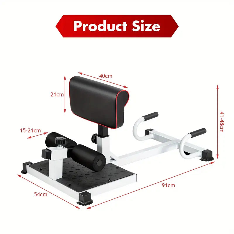 Multifunction Squat & Hip Machine - Adjustable Sit-Up Exercise Set