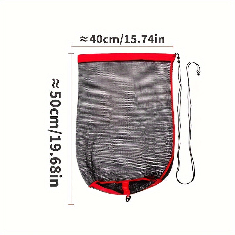 Nylon Fishing Net Bag with Handle
