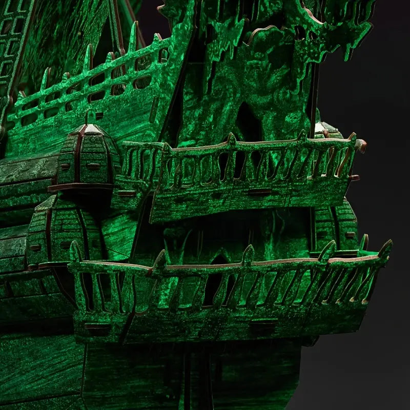 Glow-In-The-Dark 3D Jigsaw - Flying Dutchman Pirate Vessel