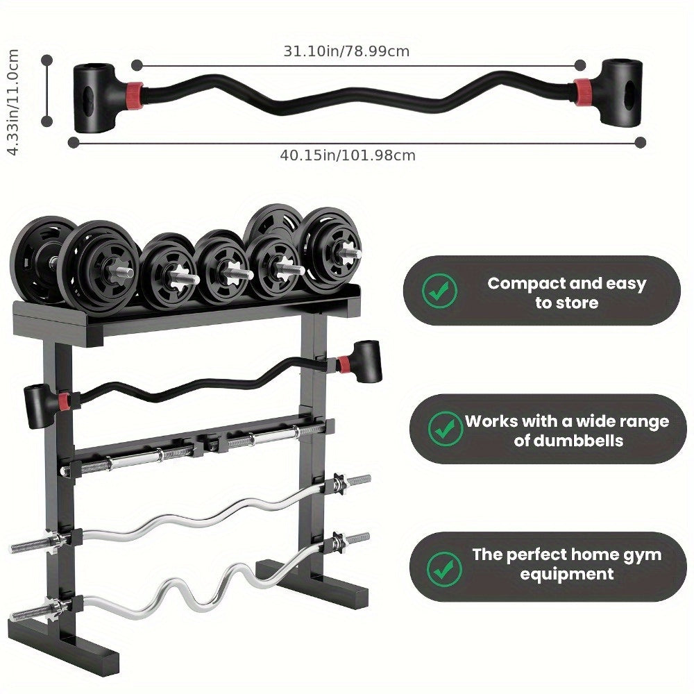 Dumbbell Converter Adjustable Barbell Kettlebell Set