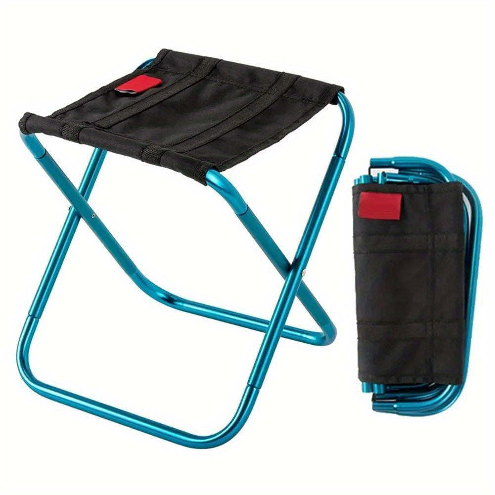 Ultra-Light Folding Aluminum Camping Chair with Storage