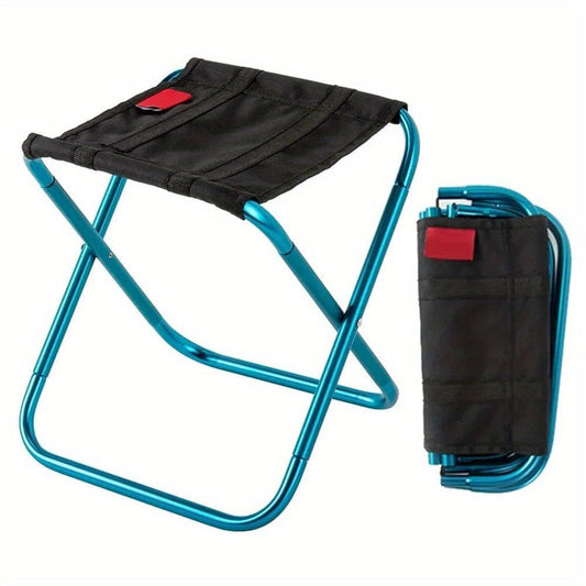 Ultra-Light Folding Aluminum Camping Chair with Storage