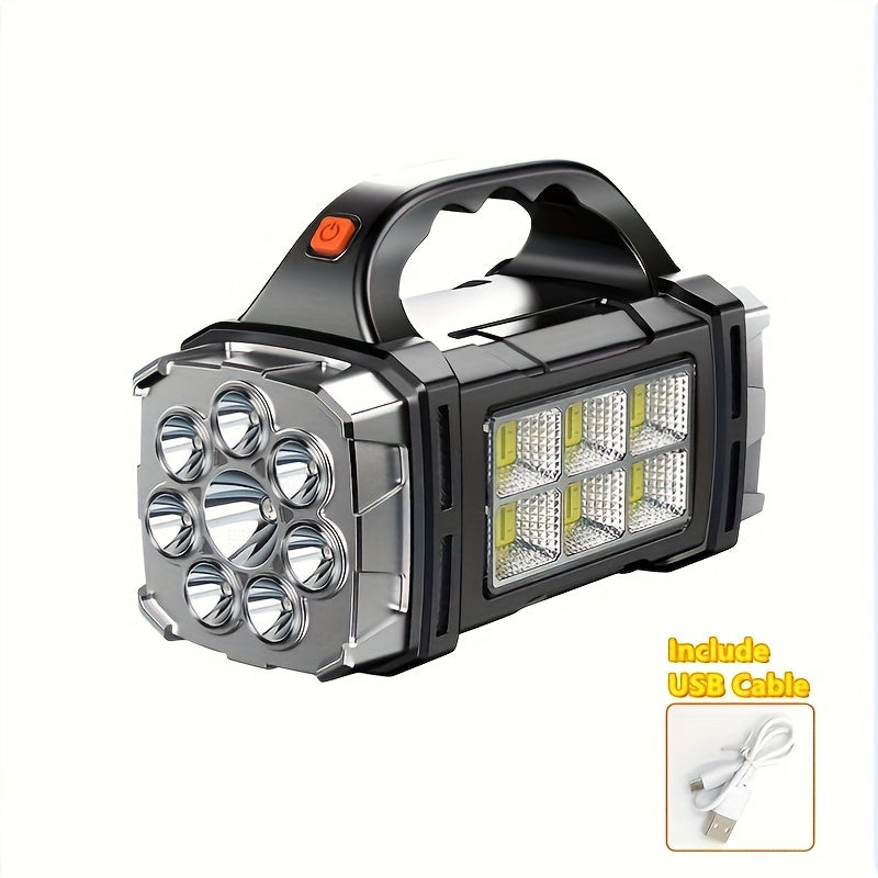 Ultra-Bright LED Solar Rechargeable Searchlight (2200W)