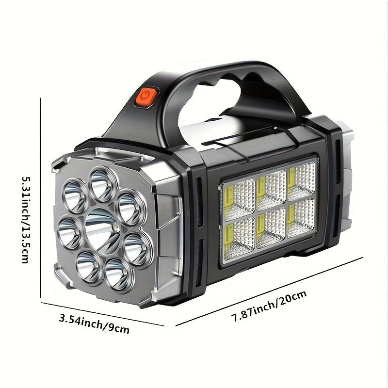 Ultra-Bright LED Solar Rechargeable Searchlight (2200W)
