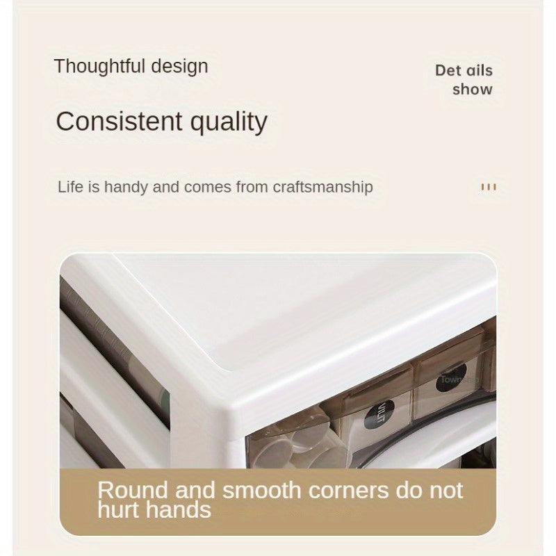 Waterproof Under-Desk Storage Cabinet – 5 Drawers