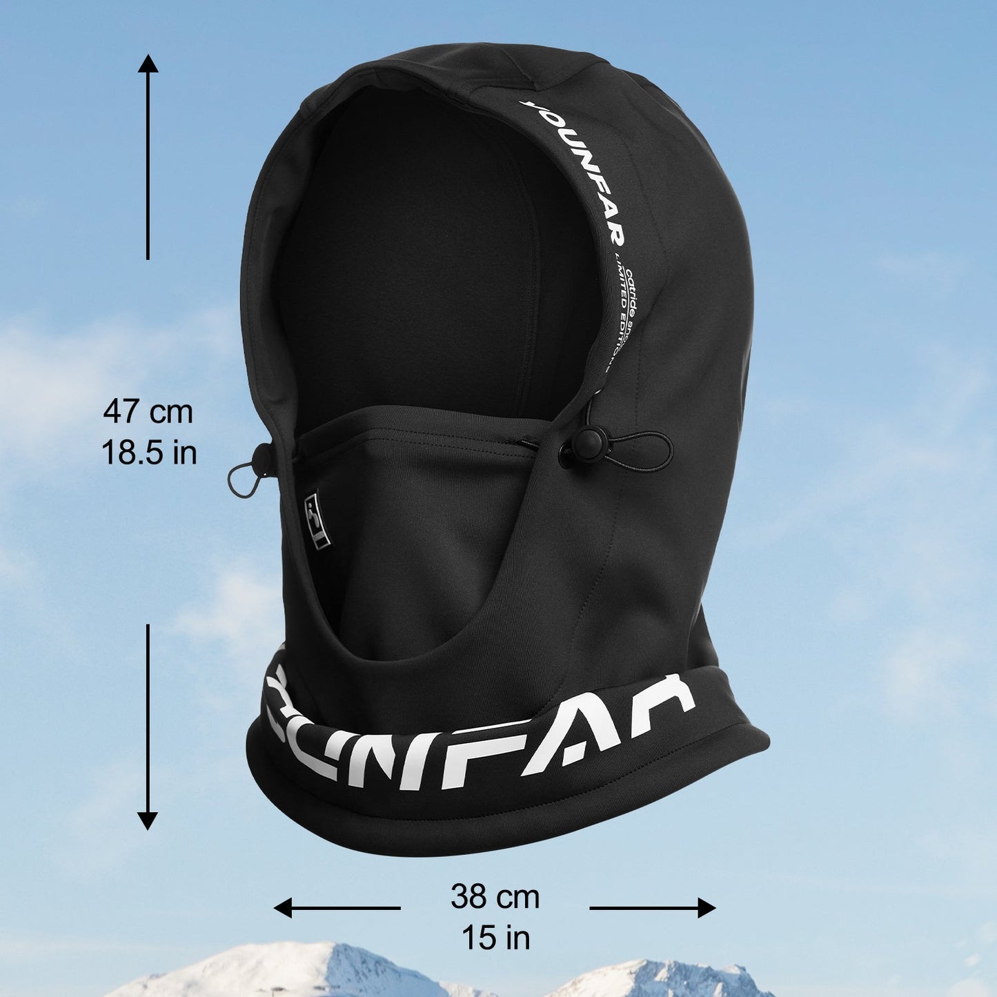 Windproof Hooded Scarf Balaclava for Winter Sports