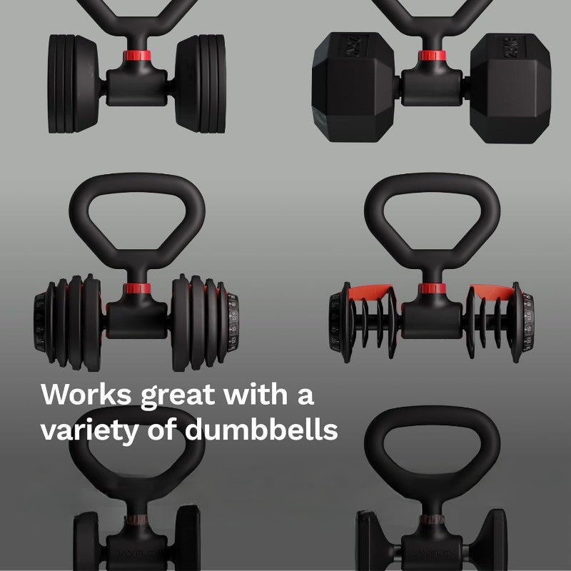 Dumbbell to Barbell & Kettlebell Converter