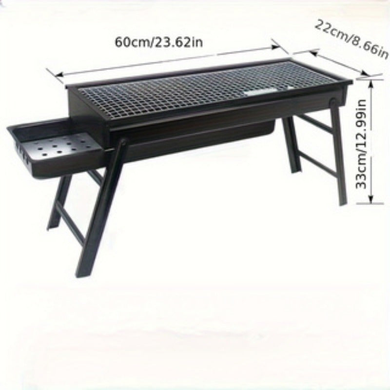 Portable Foldable Charcoal Grill for Outdoor BBQ