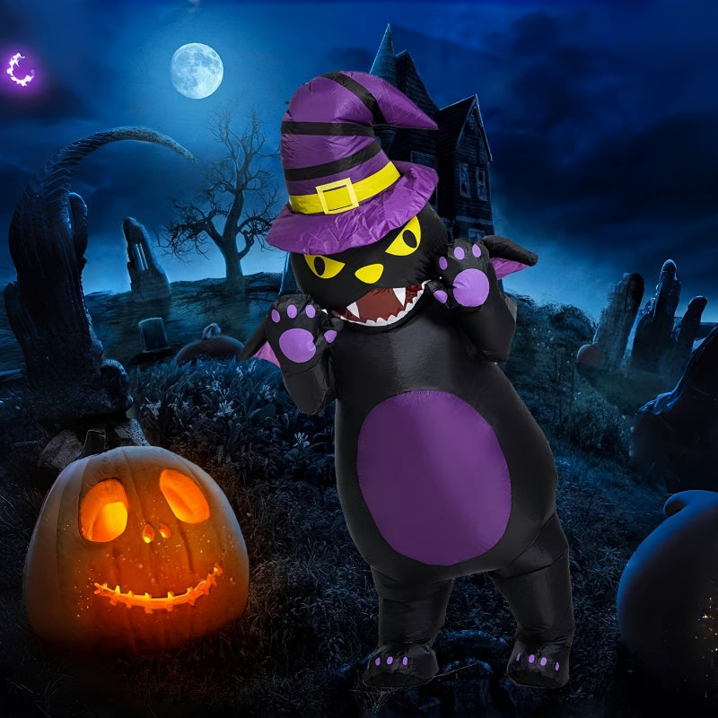 Inflatable Cat Costume with Motorized System