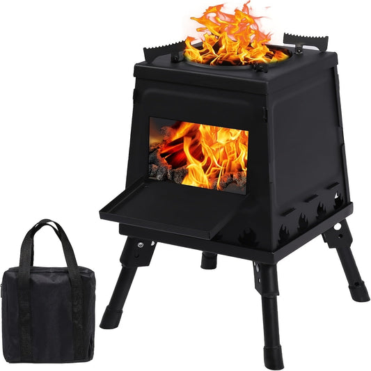 Wood-Burning Camping Stove Outdoor Grill