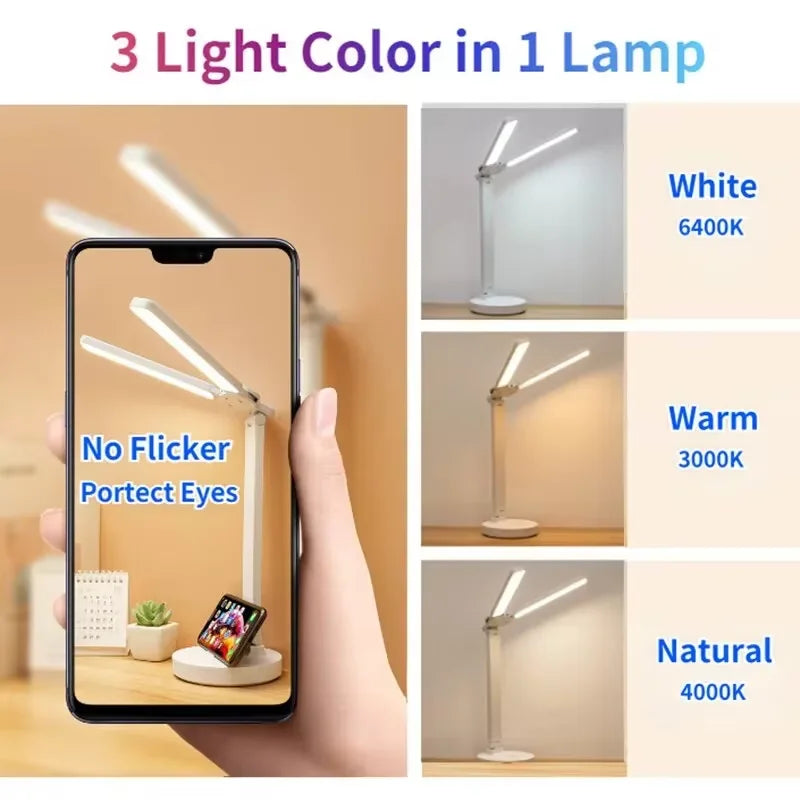 180° Rotatable Rechargeable LED Desk Lamp