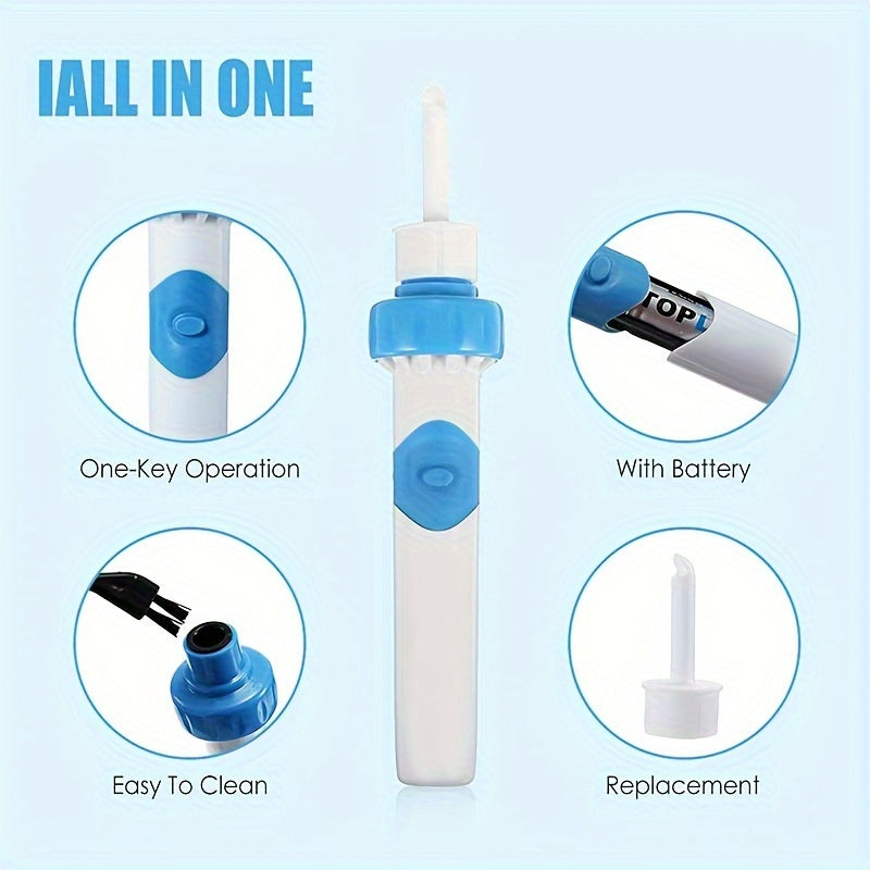 Ear Cleaner Wax Remover Battery Powered Soft Head