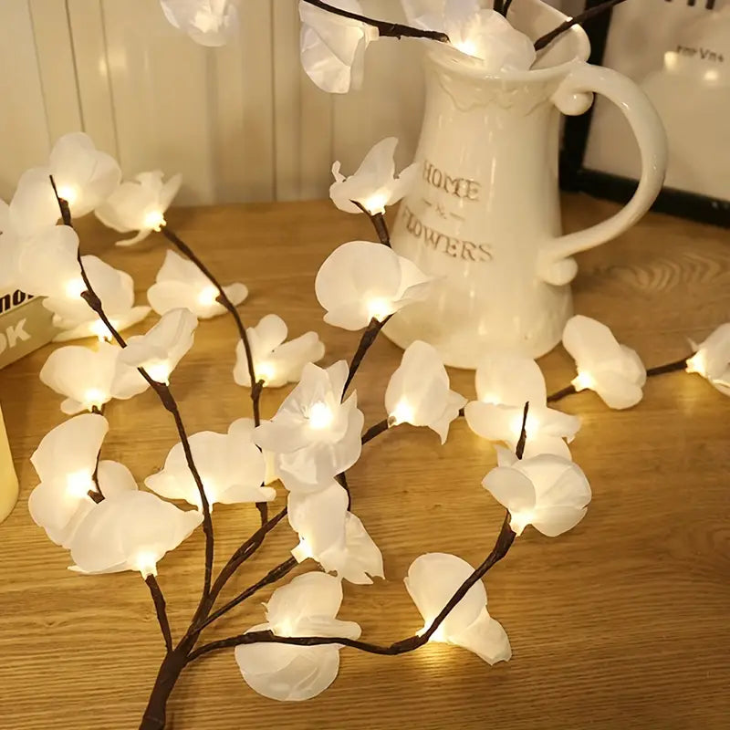 1pc-20 LED White Willow Branch Lights