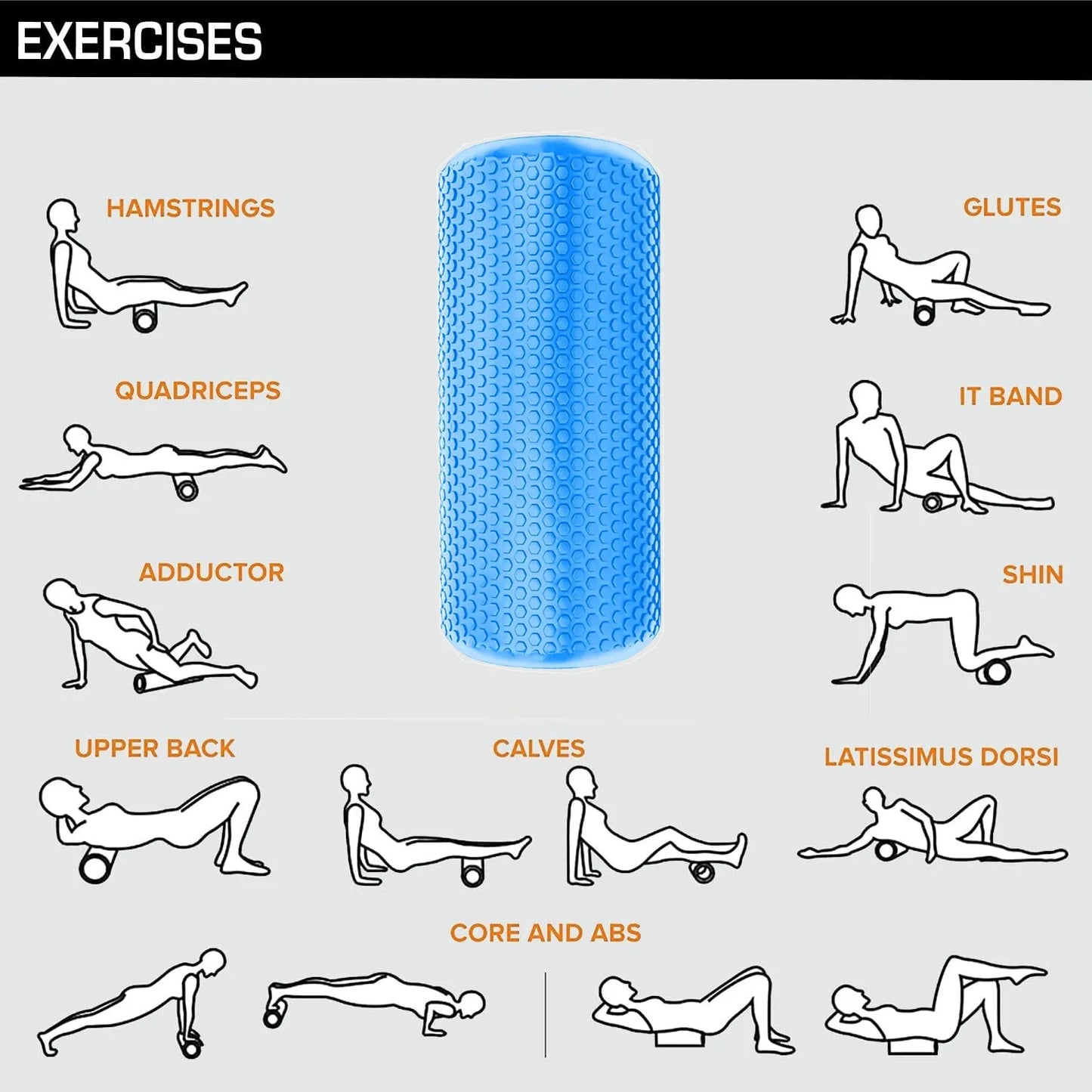 High-Density Yoga Foam Roller
