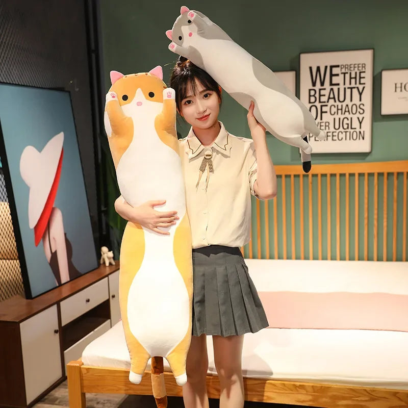 Cute Cat Plush Toy Sleeping Animal Doll