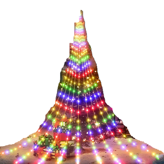 1PC 180LED Waterfall Tree Fairy Lights - Christmas Tree Waterfall Light