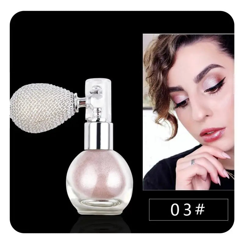Sparkle Glitter Body Powder - Highlighter Spray Shimmer for Face and Body Makeup