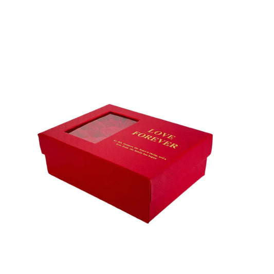 Jewelry Gift Box Rose Design for Necklace