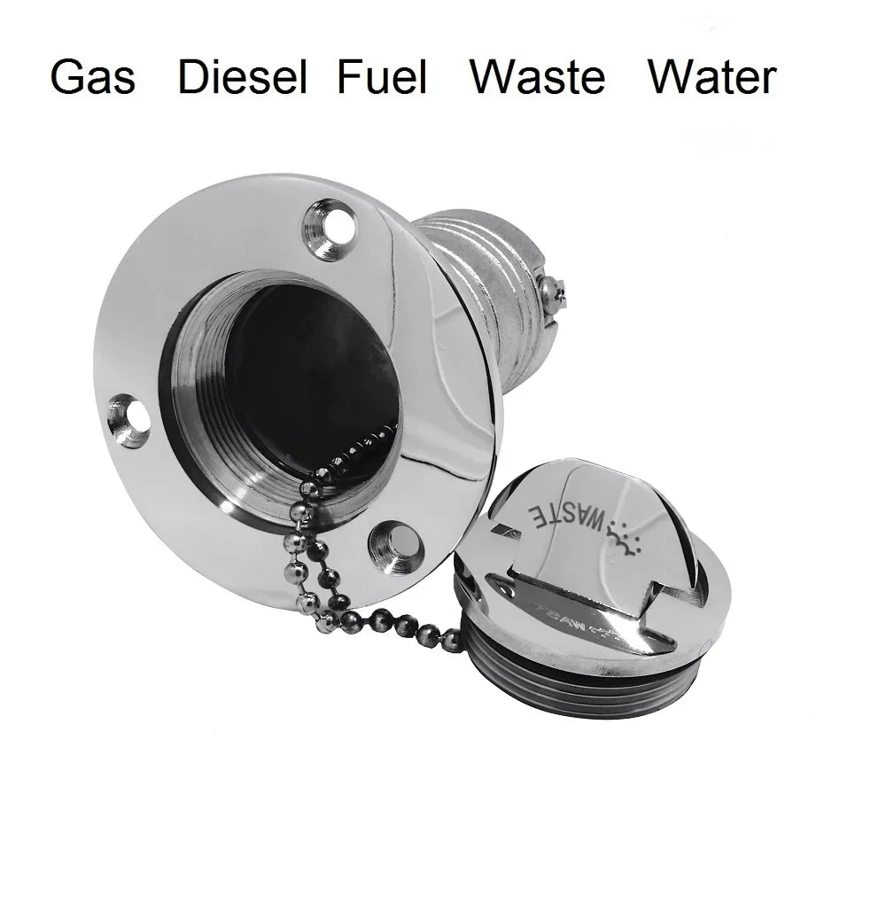 316 Stainless Steel Boat Fuel Filler – 38mm