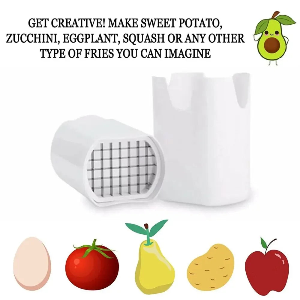 1PCS French Fry Cutter – Rapid Slicer & Veggie Chopper