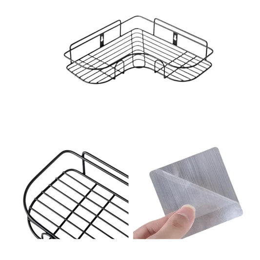 Non-Perforated Triangle Bathroom Shelf