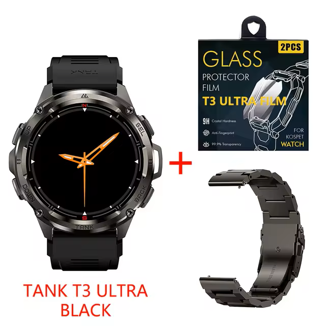 Ultra GPS Smart Watch – 470mAh Digital Fitness Tracker with Bluetooth