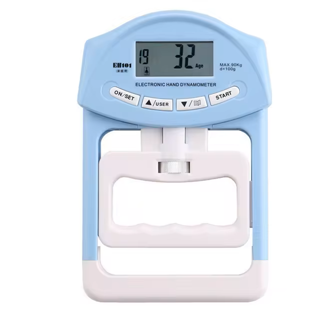 Digital Dynamometer Hand Grip Strength Tester - Blue