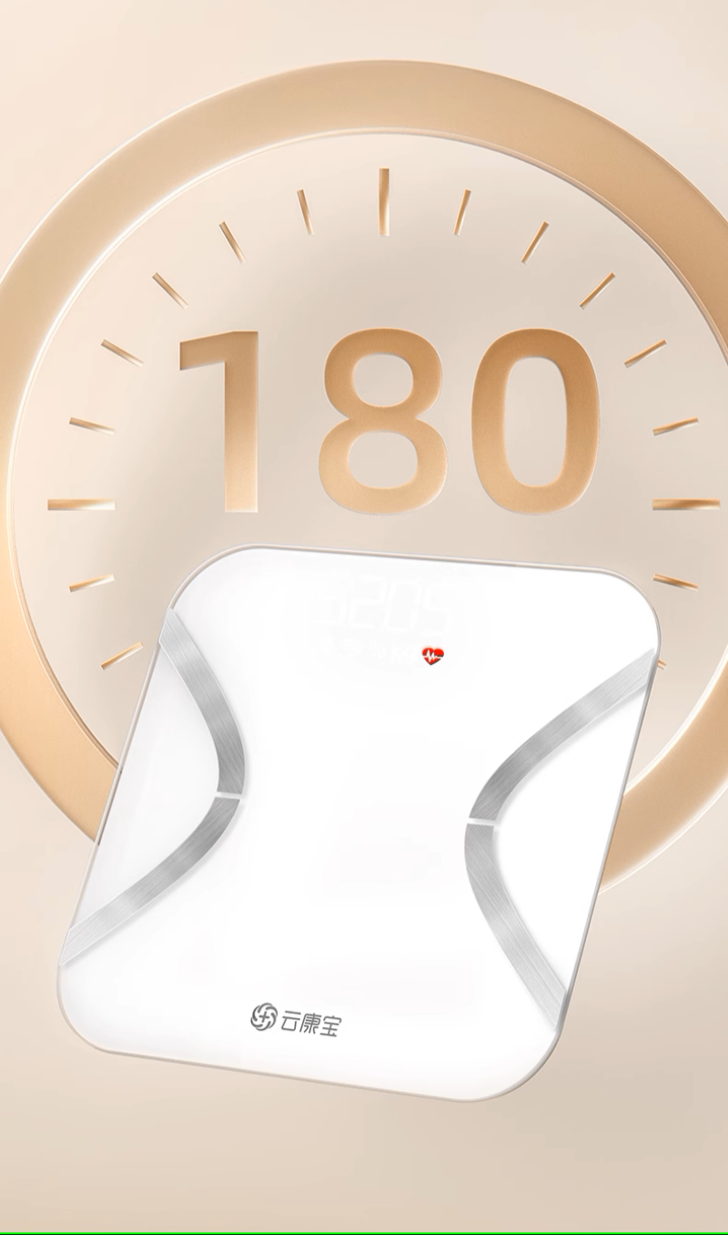 Rechargeable Body Fat Scale for Weight Loss - With Bluetooth and Wi-Fi