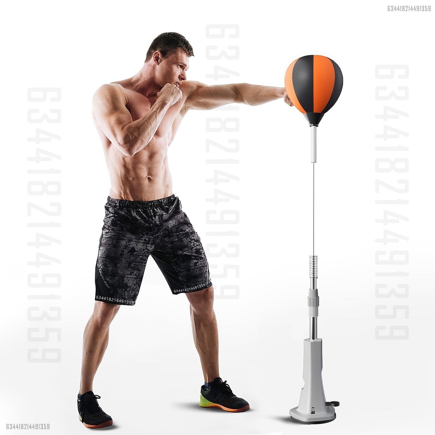 Inflatable Boxing Reflex Bag Adjustable Height Training