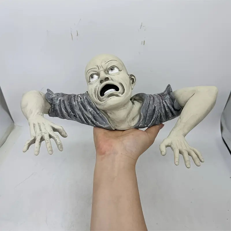 Swamp Zombie Figurine - Creepy Crawling Undead Resin Statue