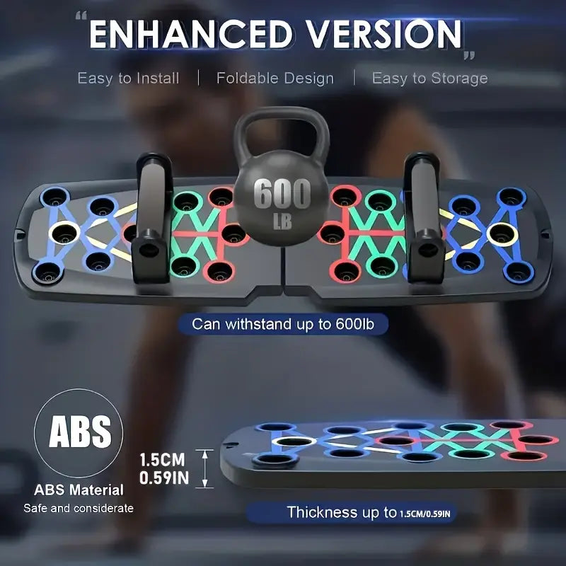 Multi-functional Folding Push Up Board