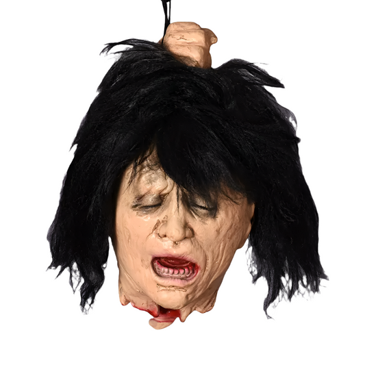 Latex Head Hanging - With Black Hair