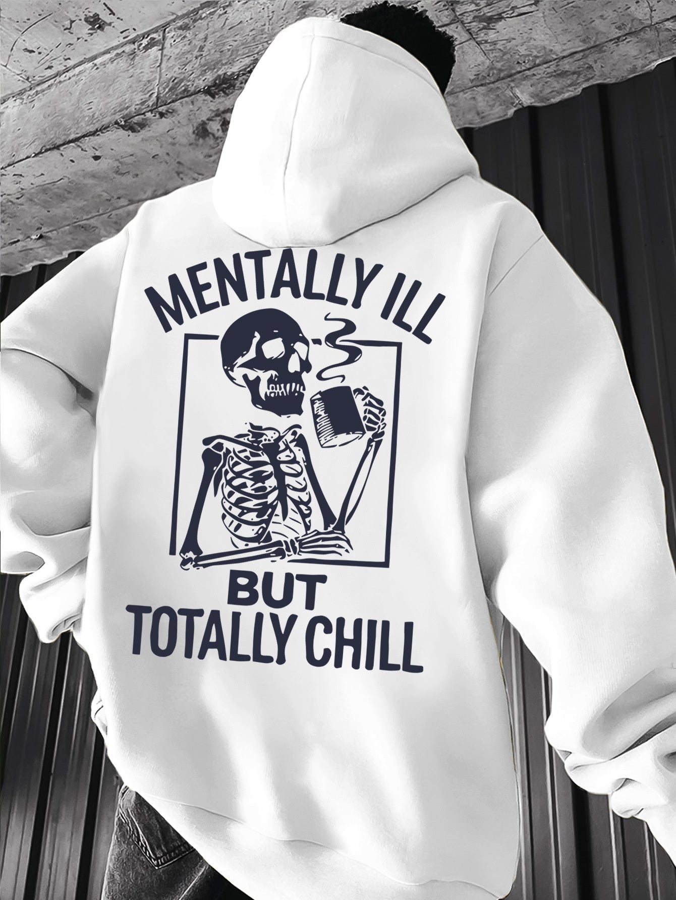 Vintage Skull Graphic Hoodie