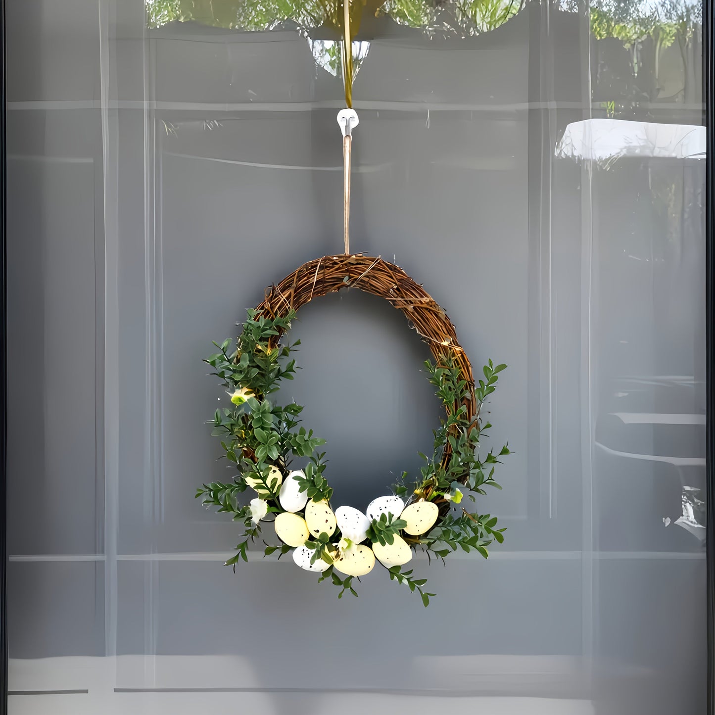 Easter Egg Wreath Wall Decoration