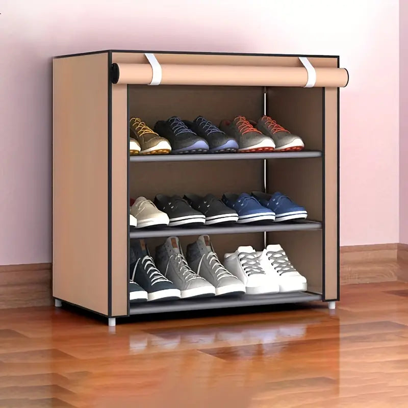 Experience the ultimate shoe storage solution with this dustproof cabinet