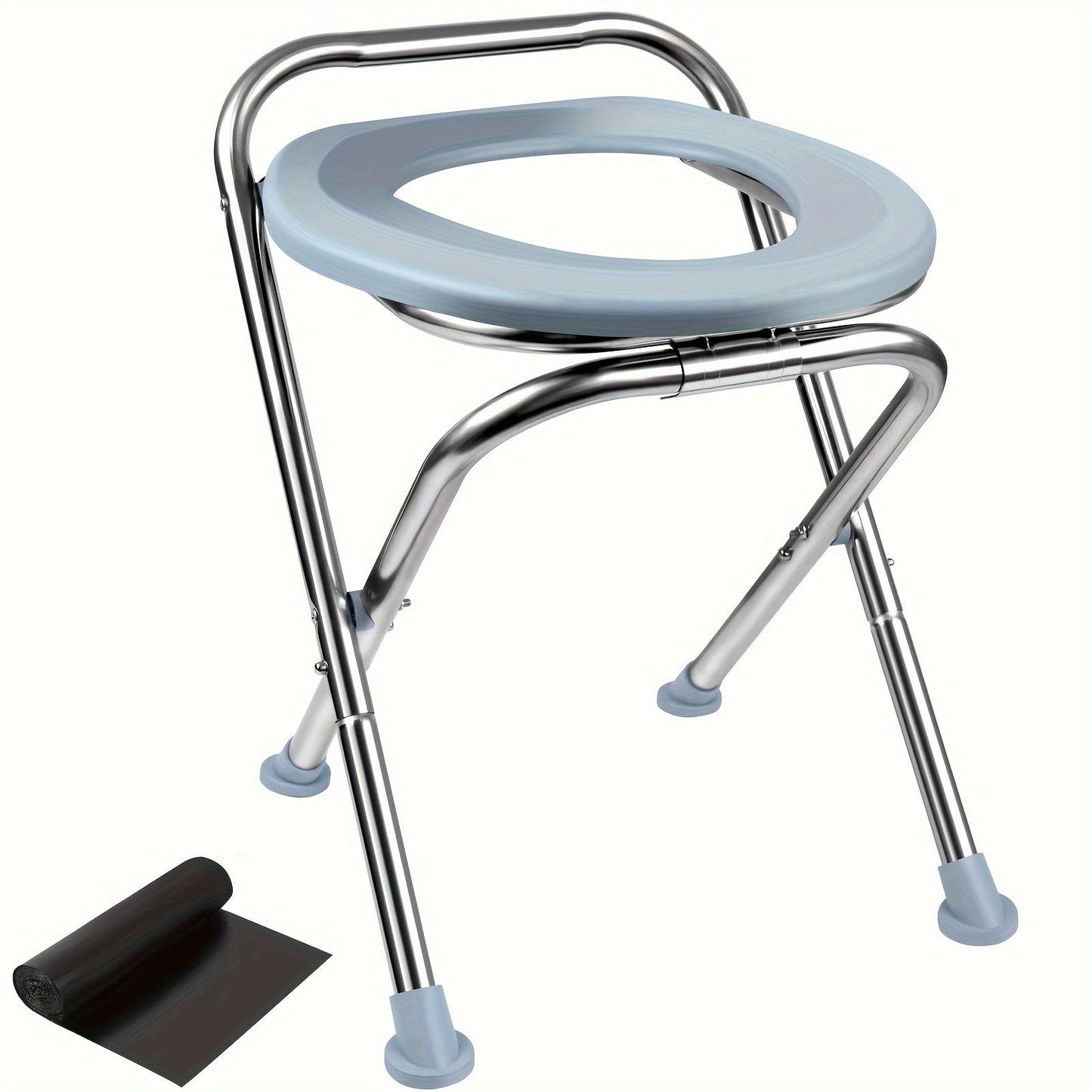 Portable Stainless Steel Camping Toilet