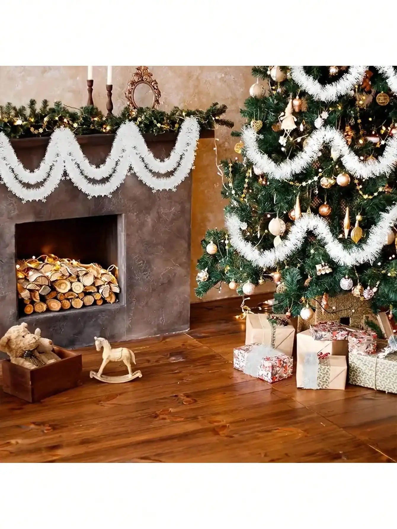 Christmas Snowflake Wire Wreath