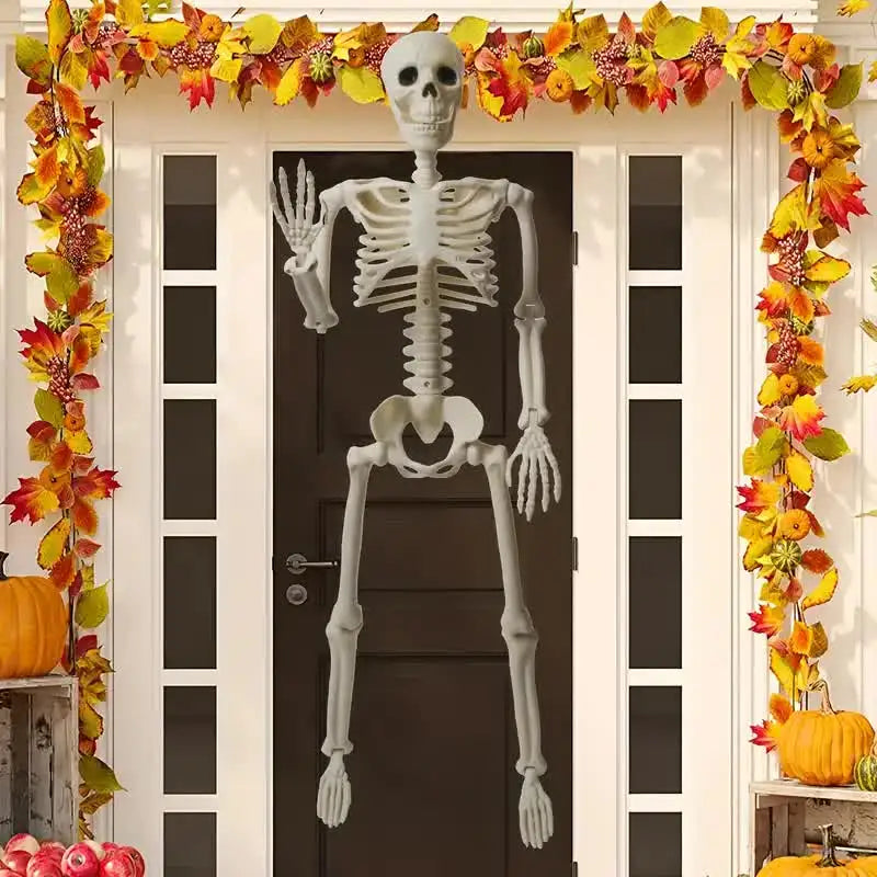 90cm Glowing Skeleton Decoration with Articulated Joints