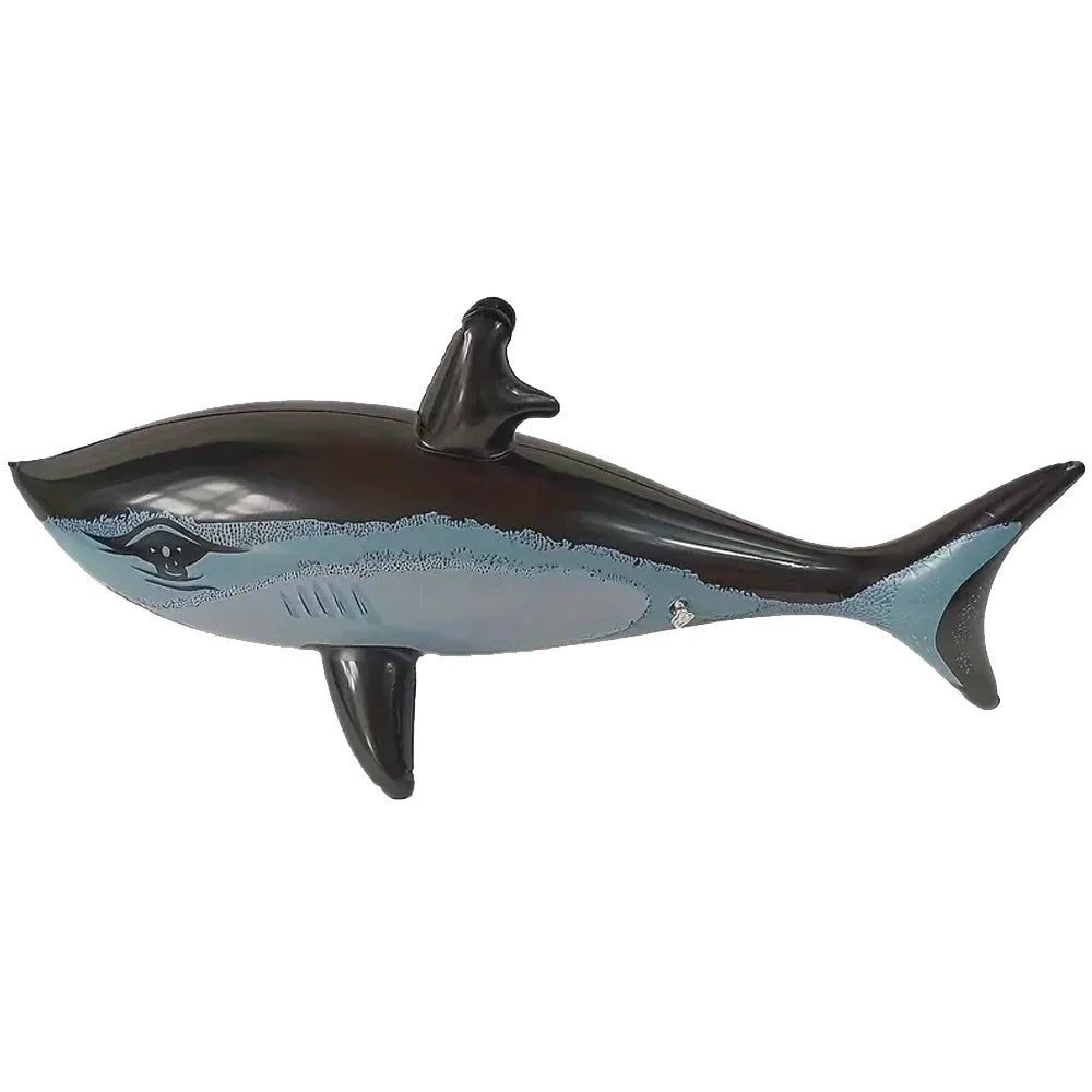 Inflatable Shark Toy for Beach and Pool Games