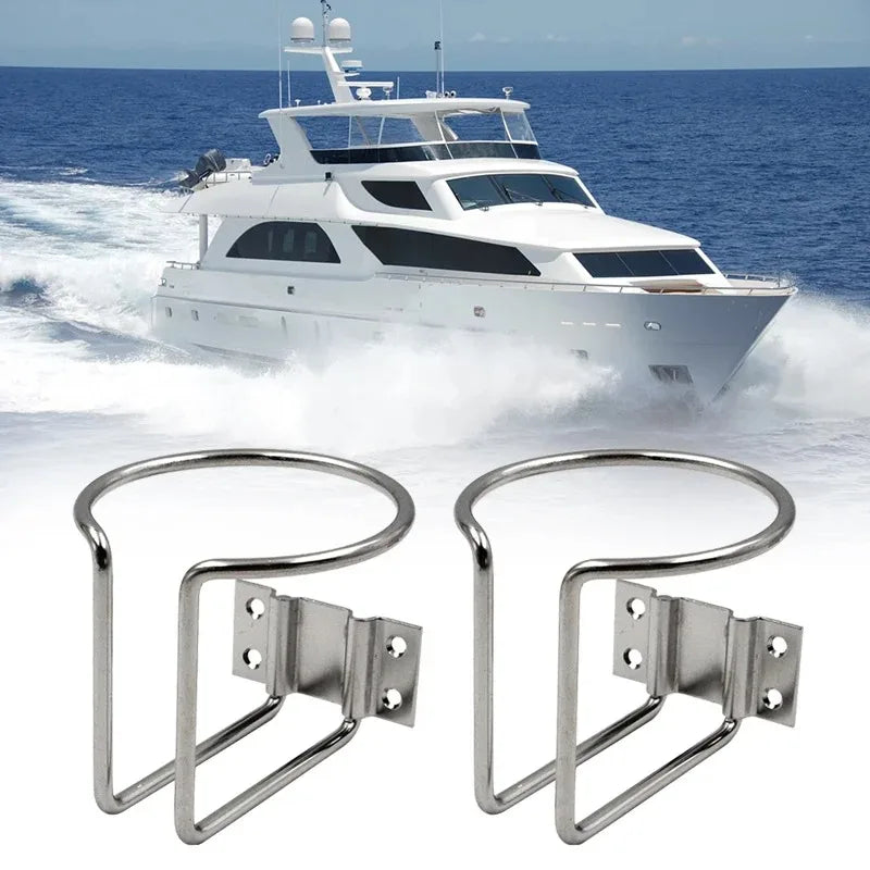 Stainless Steel Boat Ring Cup Drink Holder