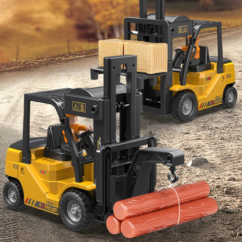 2.4GHz RC Forklift Truck Engineering Vehicle for Kids