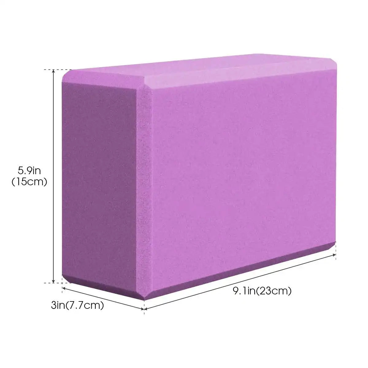 Yoga Building Blocks EVA Pilates Bricks (2 Pcs)